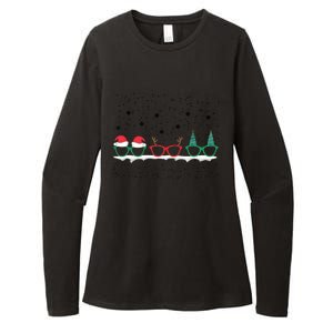 Optometrist Christmas Holiday Season Matching Team Womens CVC Long Sleeve Shirt