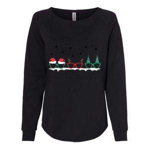 Optometrist Christmas Holiday Season Matching Team Womens California Wash Sweatshirt