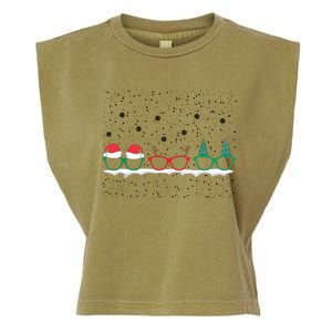 Optometrist Christmas Holiday Season Matching Team Garment-Dyed Women's Muscle Tee