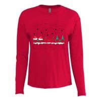 Optometrist Christmas Holiday Season Matching Team Womens Cotton Relaxed Long Sleeve T-Shirt