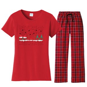 Optometrist Christmas Holiday Season Matching Team Women's Flannel Pajama Set