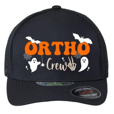 Ortho Crew Halloween Skeleton Orthopedic Assistant Nurse Great Gift Flexfit Unipanel Trucker Cap