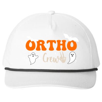 Ortho Crew Halloween Skeleton Orthopedic Assistant Nurse Great Gift Snapback Five-Panel Rope Hat