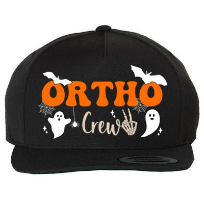 Ortho Crew Halloween Skeleton Orthopedic Assistant Nurse Great Gift Wool Snapback Cap