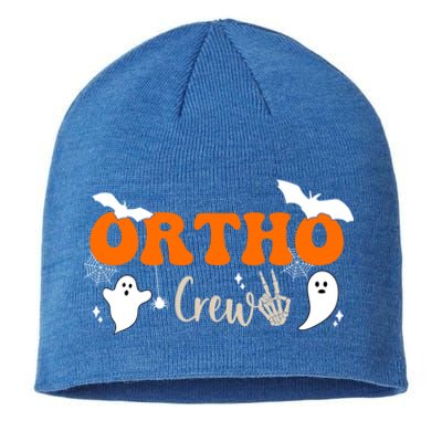 Ortho Crew Halloween Skeleton Orthopedic Assistant Nurse Great Gift Sustainable Beanie