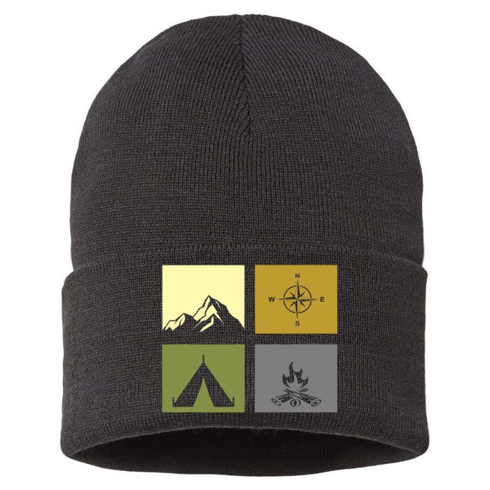 Outdoor Camping Hiking Backpacking Camping Sustainable Knit Beanie