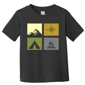 Outdoor Camping Hiking Backpacking Camping Toddler T-Shirt