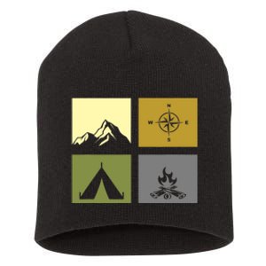 Outdoor Camping Hiking Backpacking Camping Short Acrylic Beanie