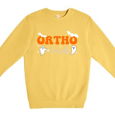 Ortho Crew Halloween Skeleton Orthopedic Assistant Nurse Gift Premium Crewneck Sweatshirt