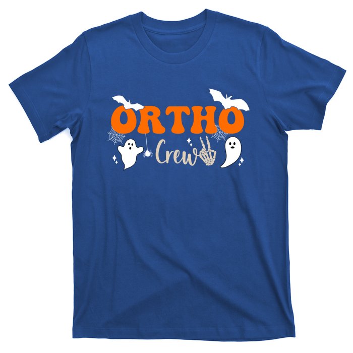 Ortho Crew Halloween Skeleton Orthopedic Assistant Nurse Gift T-Shirt