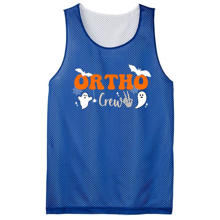 Ortho Crew Halloween Skeleton Orthopedic Assistant Nurse Gift Mesh Reversible Basketball Jersey Tank