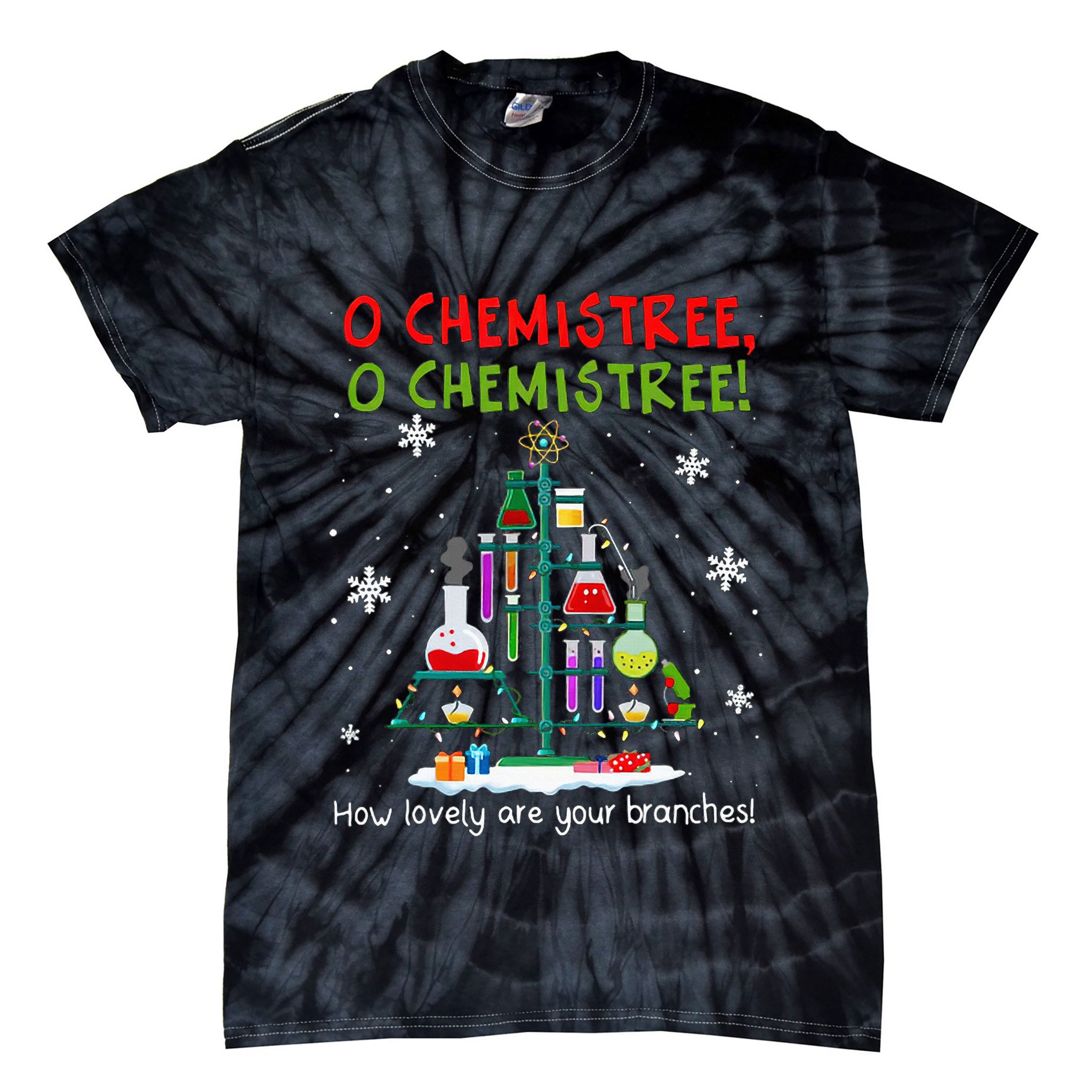 O Chemistree How Lovely Are Your Branches Tie-Dye T-Shirt