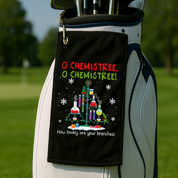 O Chemistree How Lovely Are Your Branches Golf Towel