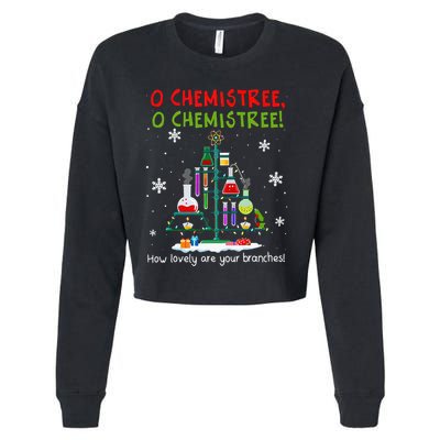 O Chemistree How Lovely Are Your Branches Cropped Pullover Crew