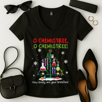 O Chemistree How Lovely Are Your Branches Women's V-Neck T-Shirt