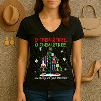 O Chemistree How Lovely Are Your Branches Women's V-Neck T-Shirt