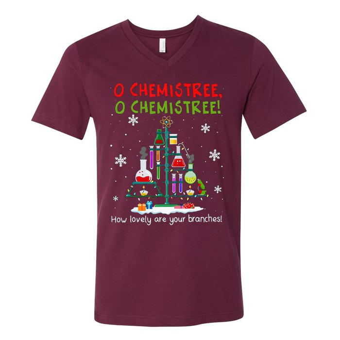 O Chemistree How Lovely Are Your Branches V-Neck T-Shirt