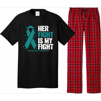 Ovarian Cancer Her Fight My Fight Ovarian Cancer Awareness Pajama Set