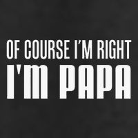 Of Course IM Right IM Papa Funny Stubborn Grandpa 25L Jumbo Tote