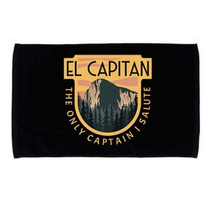 Only Captain I Salute El Capitan Rock Climber Yosemite Microfiber Hand Towel