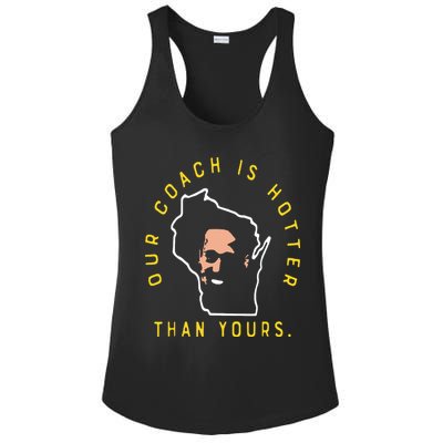 Our Coach Is Hotter Than Yours Ladies PosiCharge Competitor Racerback Tank