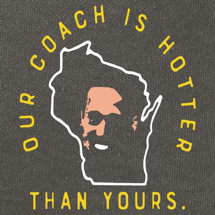 Our Coach Is Hotter Than Yours Cotton Canvas Backpack