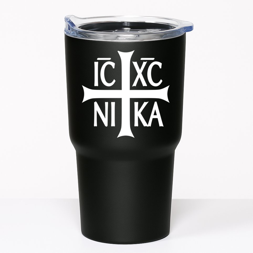 Orthodox Cross ICXC Tumbler
