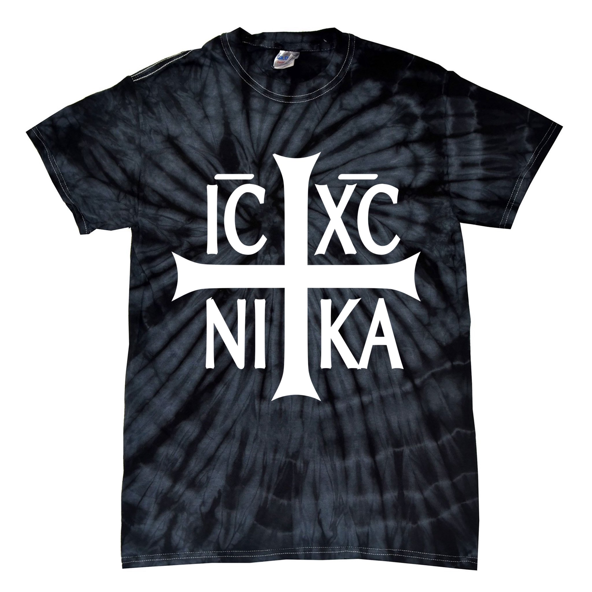 Orthodox Cross ICXC Tie-Dye T-Shirt