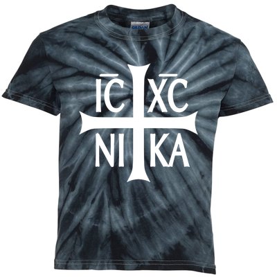 Orthodox Cross ICXC Kids Tie-Dye T-Shirt