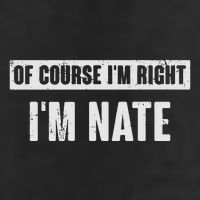Of Course IM Right IM Nate Funny Nate Name Gift 25L Jumbo Tote
