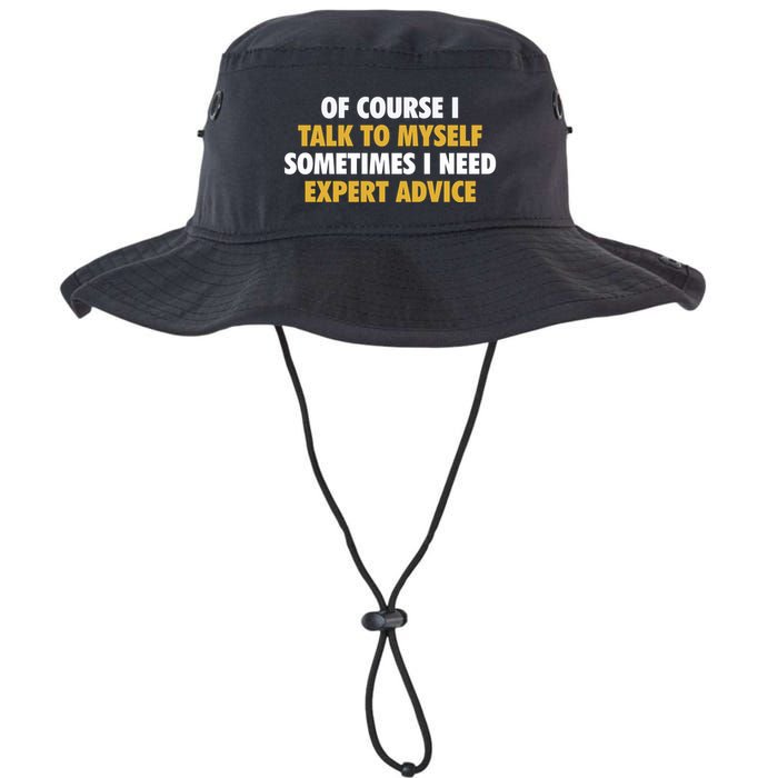 Of Course I Talk To Myself Need Expert Advice Bucket Hat