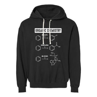 Organic Chemistry In Class Homework On Exam Garment-Dyed Fleece Hoodie