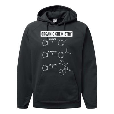 Organic Chemistry In Class Homework On Exam Performance Fleece Hoodie