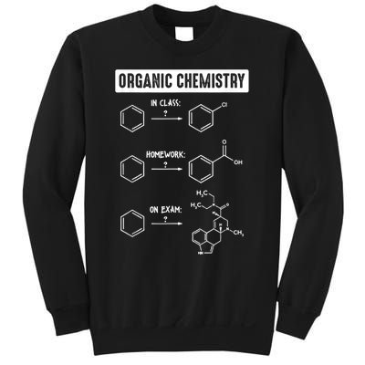 Organic Chemistry In Class Homework On Exam Sweatshirt