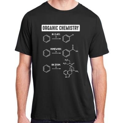 Organic Chemistry In Class Homework On Exam Adult ChromaSoft Performance T-Shirt