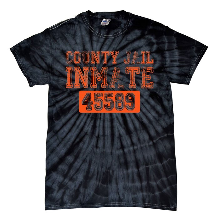 Orange County Jail Inmate Prisoner Costume Party  Tie-Dye T-Shirt