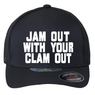 Olivia ChowS Jam Out With Your Clam Out Flexfit Unipanel Trucker Cap