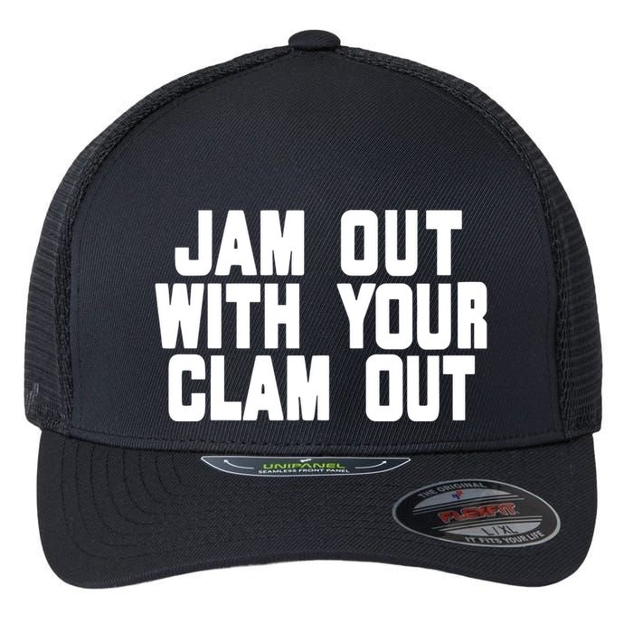 Olivia ChowS Jam Out With Your Clam Out Flexfit Unipanel Trucker Cap