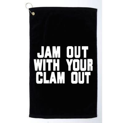Olivia ChowS Jam Out With Your Clam Out Golf Towel