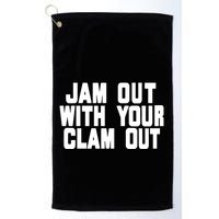 Olivia ChowS Jam Out With Your Clam Out Golf Towel