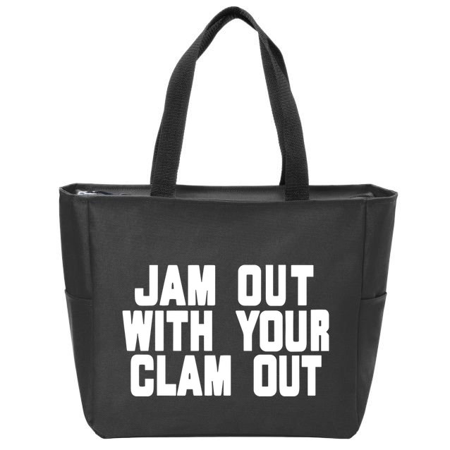 Olivia ChowS Jam Out With Your Clam Out Zip Tote Bag