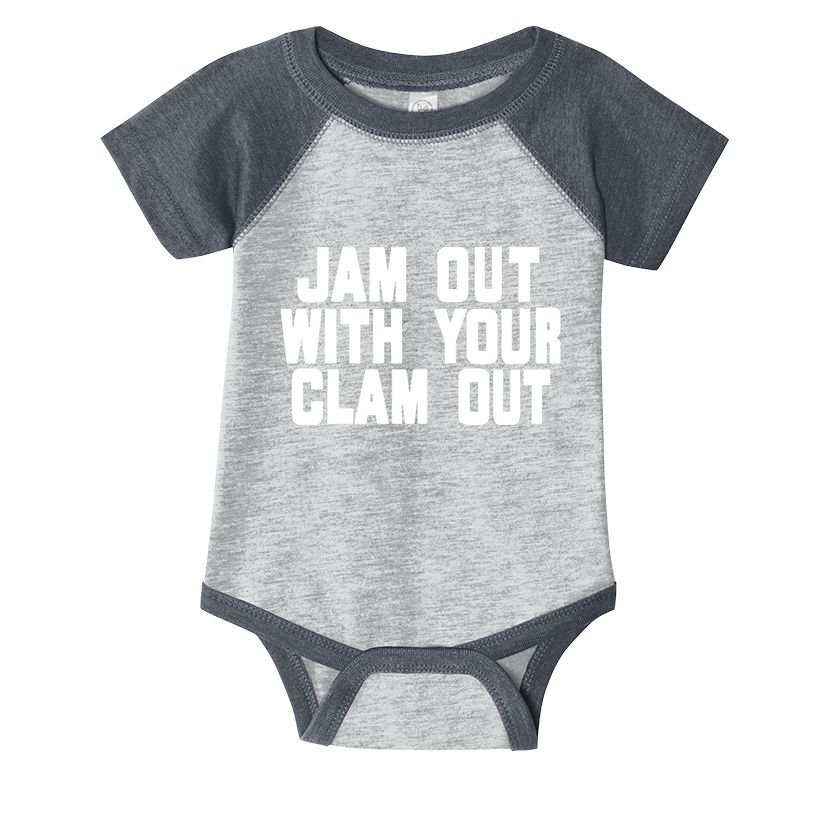 Olivia ChowS Jam Out With Your Clam Out Infant Baby Jersey Bodysuit