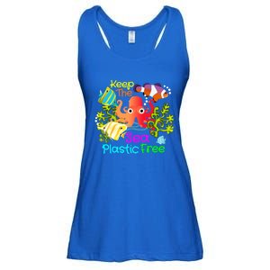 Ocean Conservation Keep The Sea Plastic Free Earth Day Gift Meaningful Gift Ladies Essential Flowy Tank