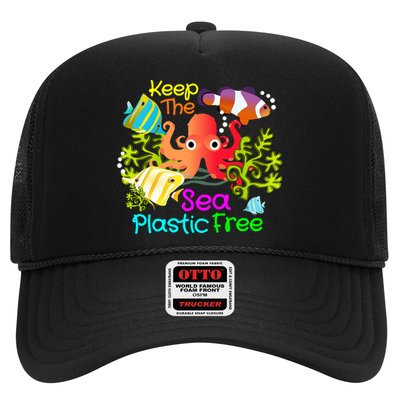 Ocean Conservation Keep The Sea Plastic Free Earth Day Gift Meaningful Gift Trucker Hat