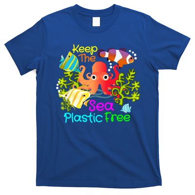 Ocean Conservation Keep The Sea Plastic Free Earth Day Gift Meaningful Gift T-Shirt