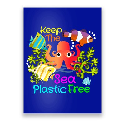 Ocean Conservation Keep The Sea Plastic Free Earth Day Gift Meaningful Gift Poster