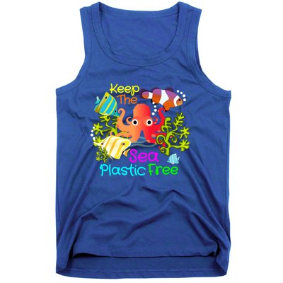 Ocean Conservation Keep The Sea Plastic Free Earth Day Gift Meaningful Gift Tank Top