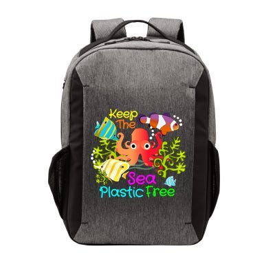 Ocean Conservation Keep The Sea Plastic Free Earth Day Gift Meaningful Gift Vector Backpack