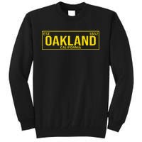 Oakland California License Plate Design Classic Tall Sweatshirt