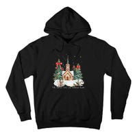 Oh Come Let Us Adore Him Jesus Christmas Christian Coquette Tall Hoodie